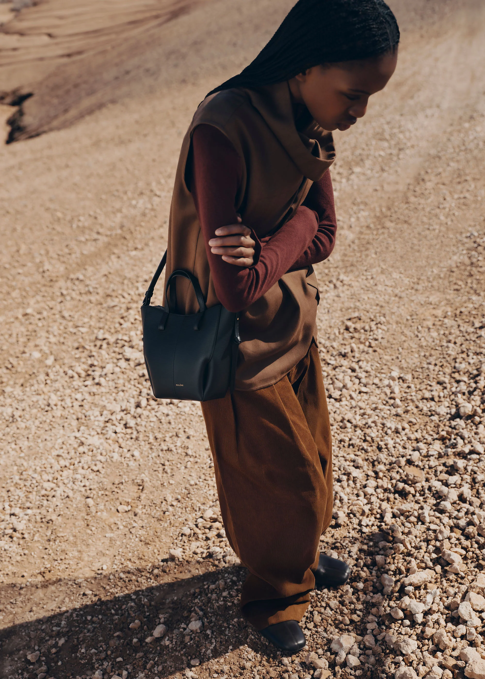 Cyme Tote Nano - Noir Grainé - Image 3