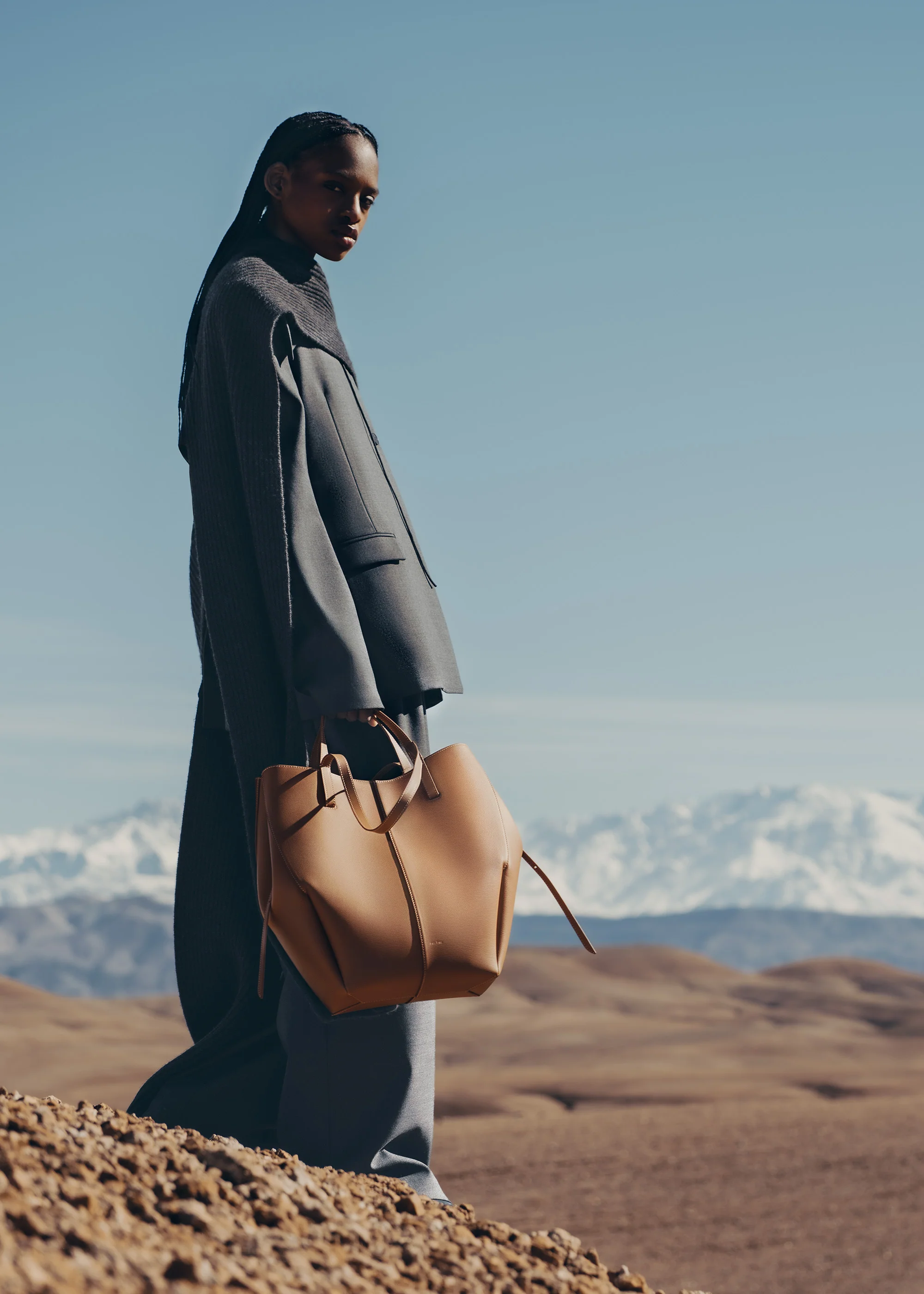 Cyme Tote - Camel Grainé - Image 3
