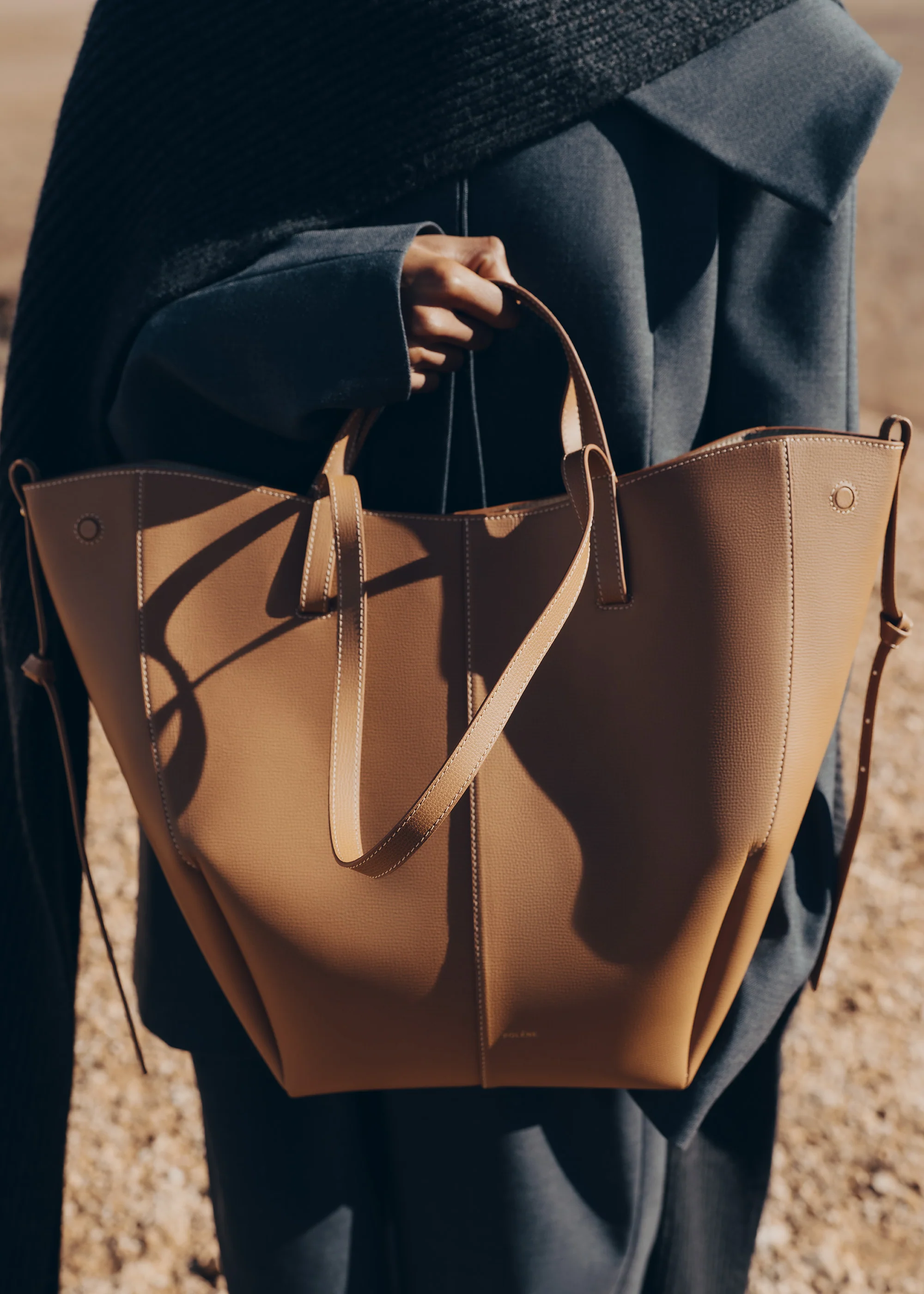 Cyme Tote - Camel Grainé - Image 4