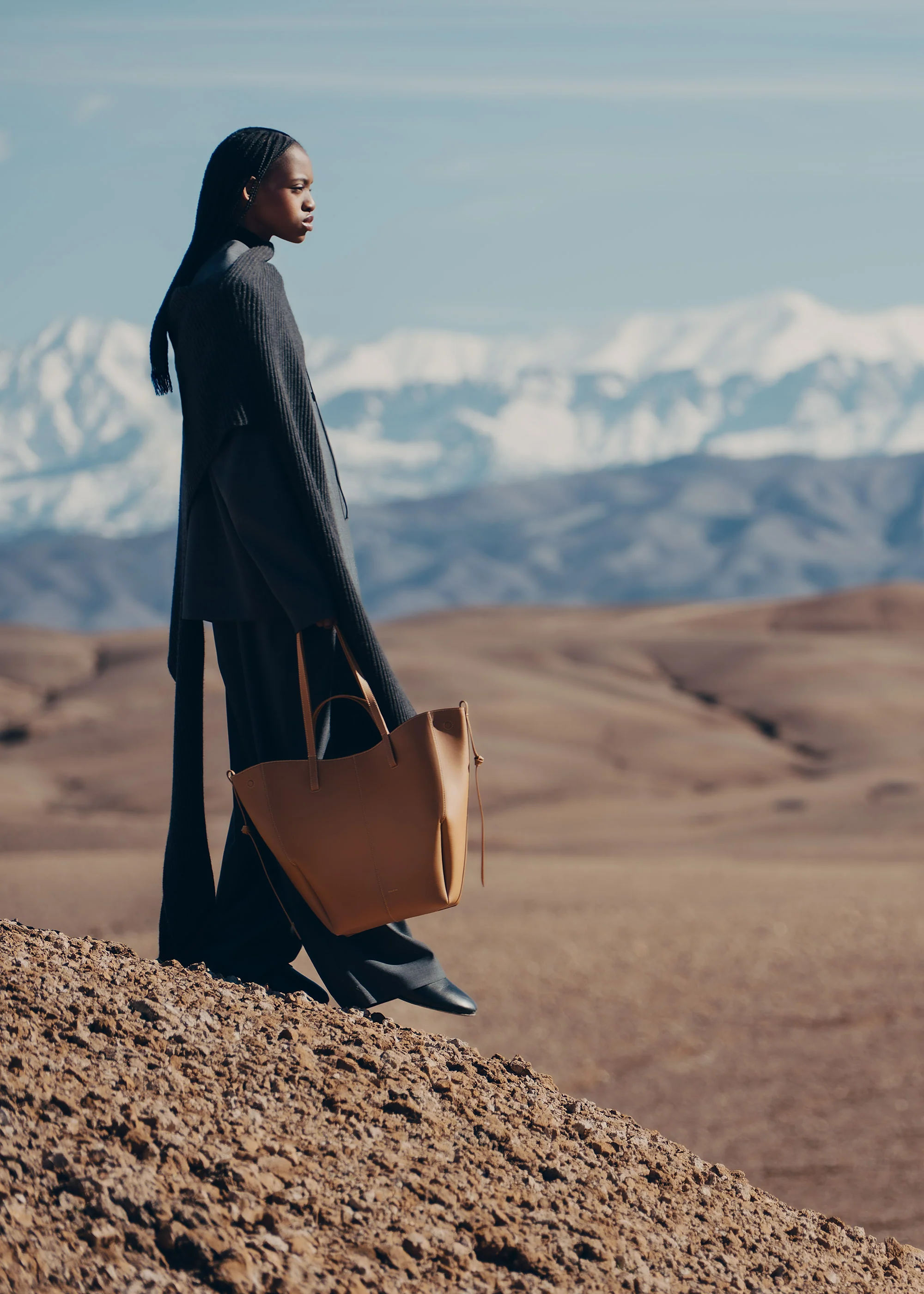 Cyme Tote - Camel Grainé - Image 5