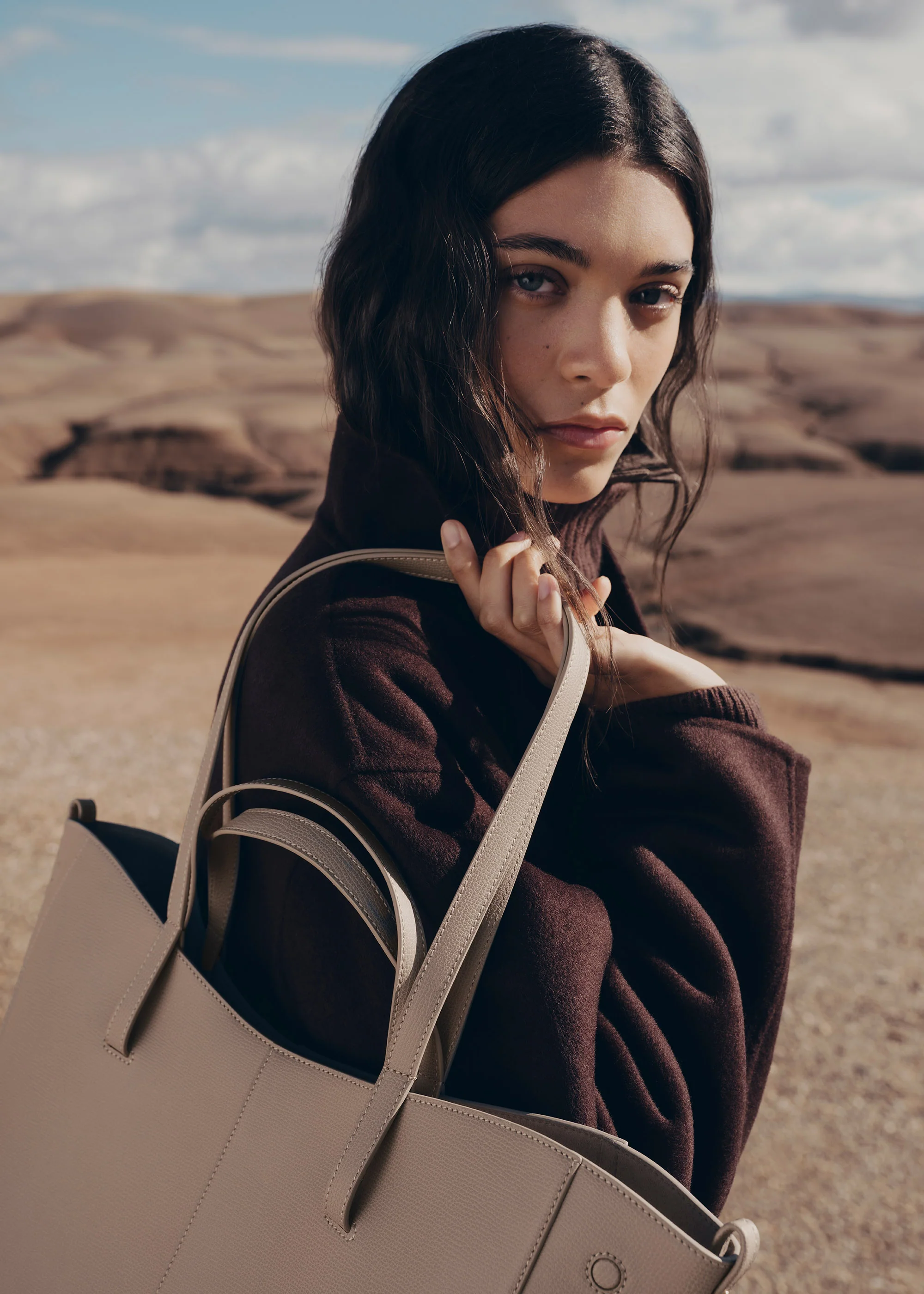 Cyme Tote - Taupe Grainé - Image 4