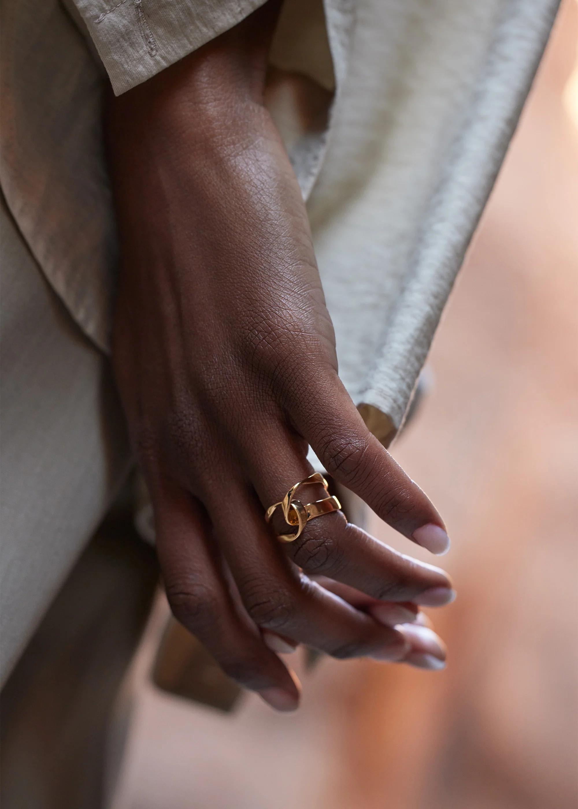 Bague Éole - Dorée à l’or 24 carats - Image 5