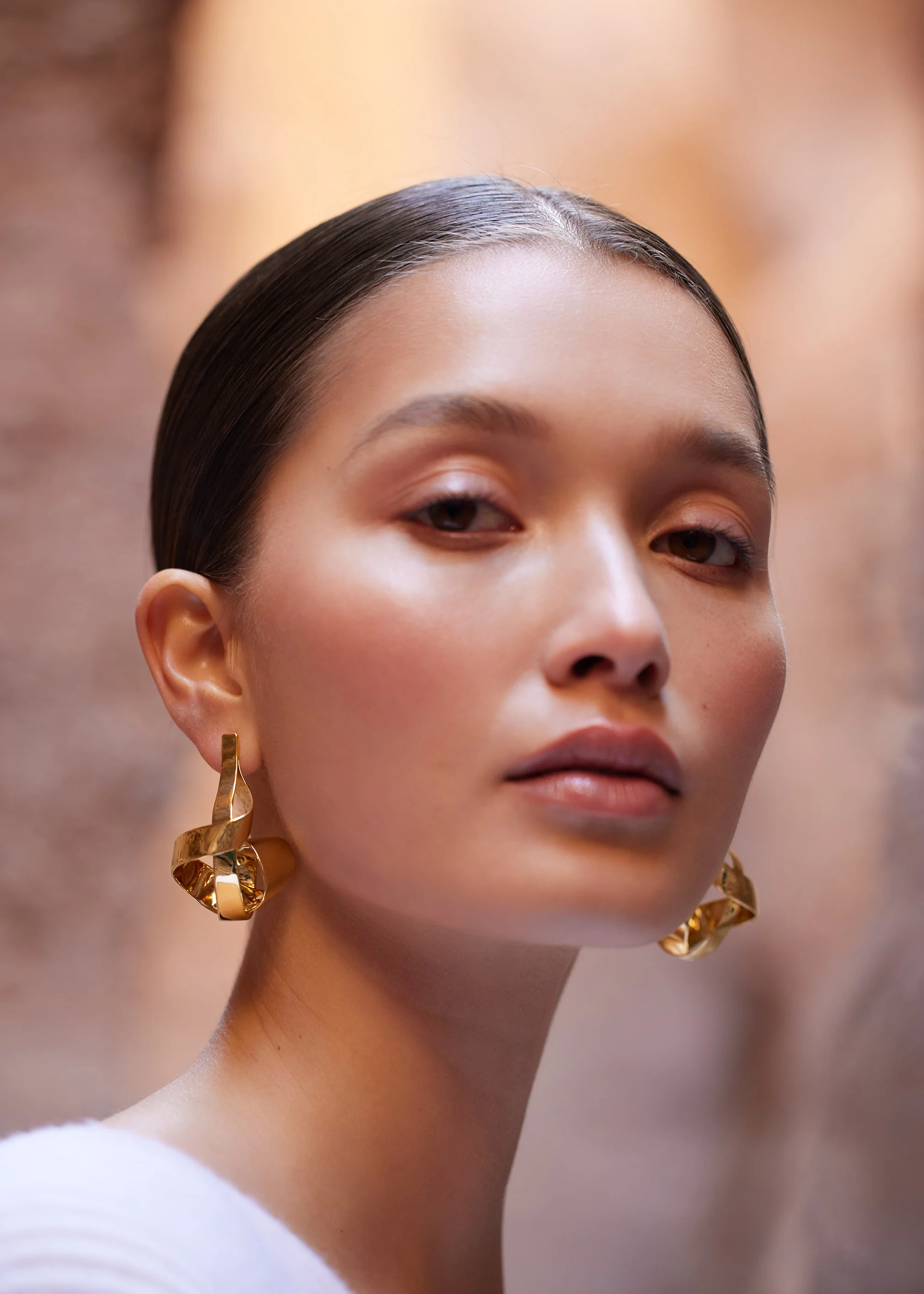 Boucles d’oreilles Spirales Éole - Dorée à l’or 24 carats - Image 4