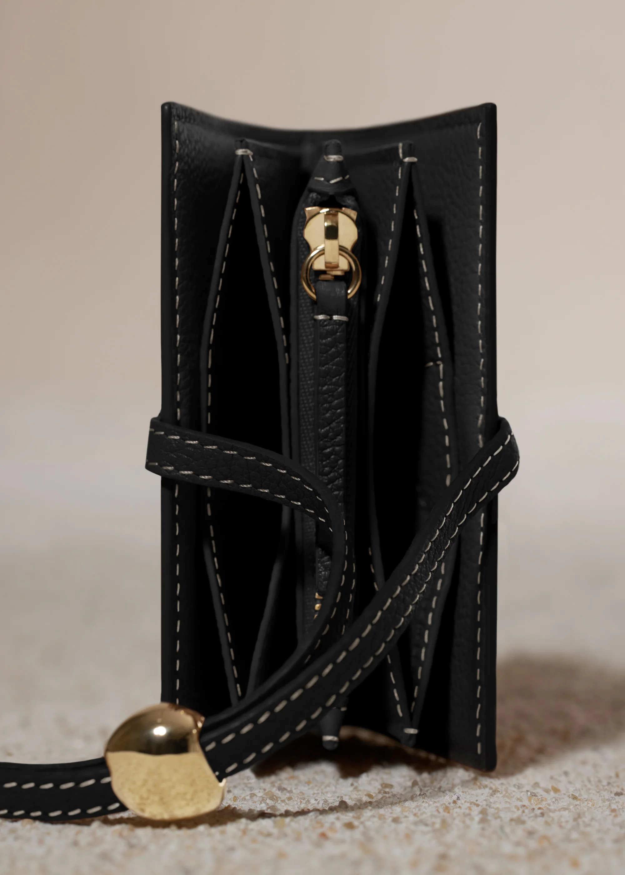 Porte cartes Kayé - Noir Grainé - Image 5