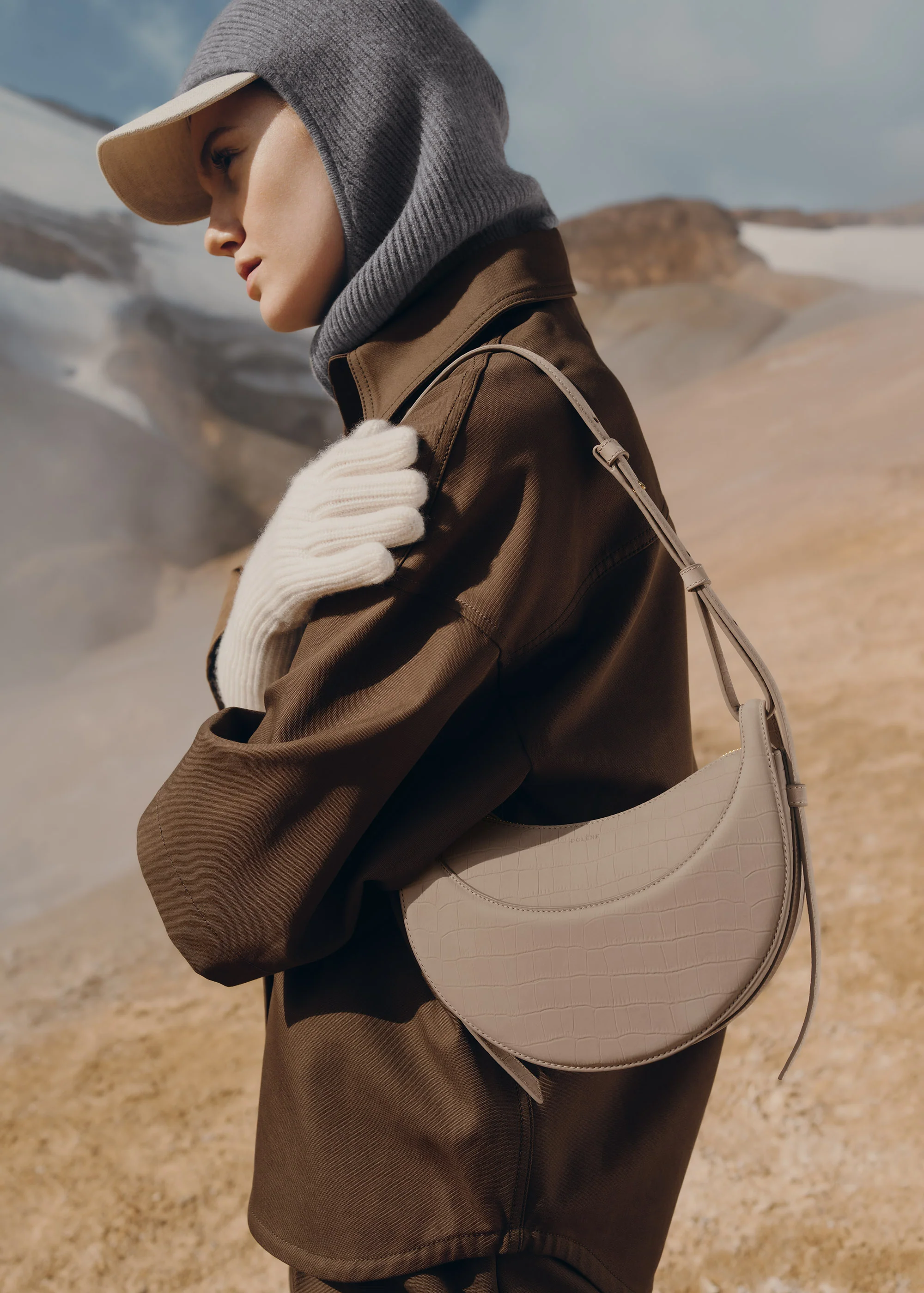 Numéro Dix - Taupe Nubuck Crocodile - Image 5