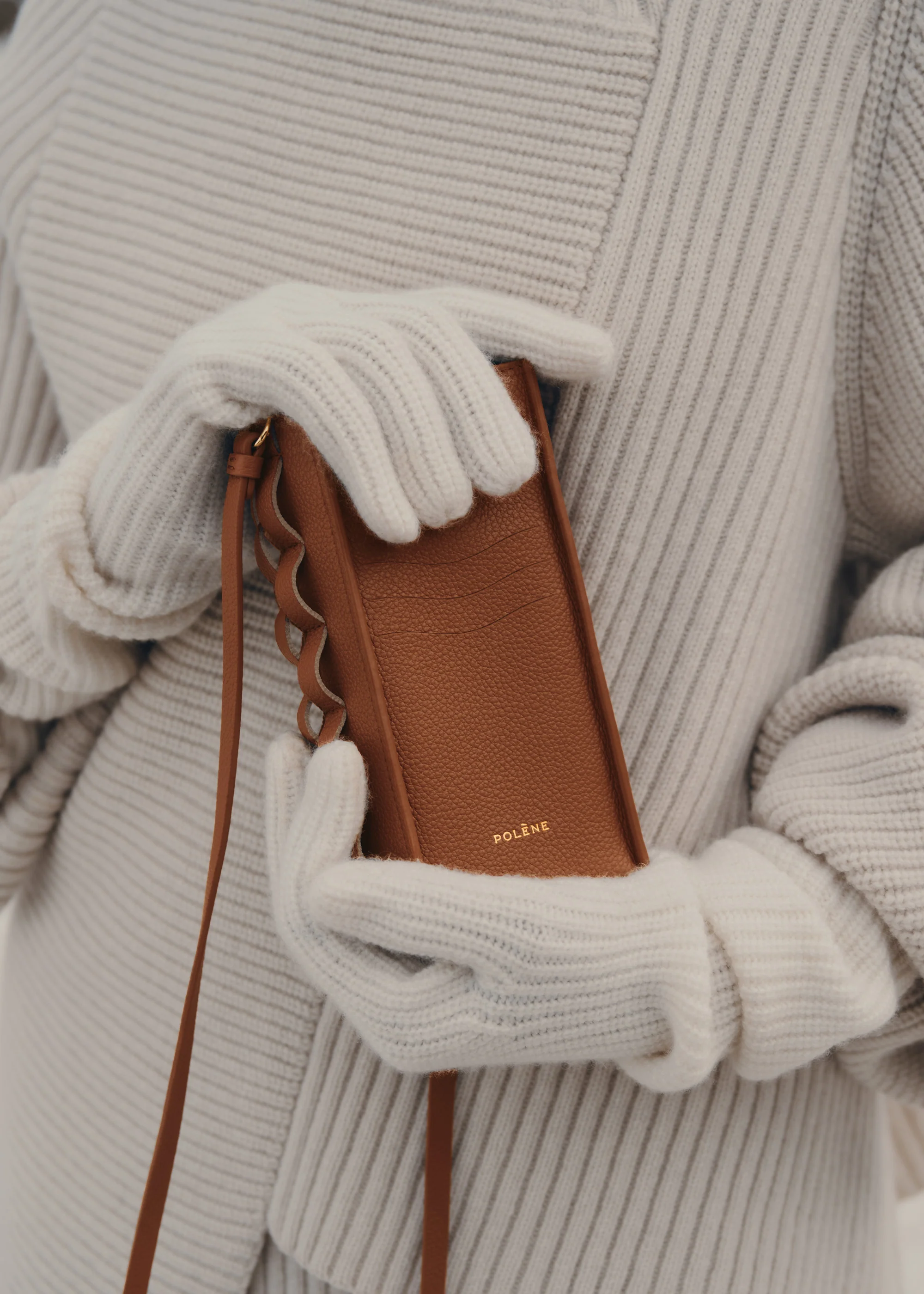 Etui téléphone Onda - Cognac - Image 3