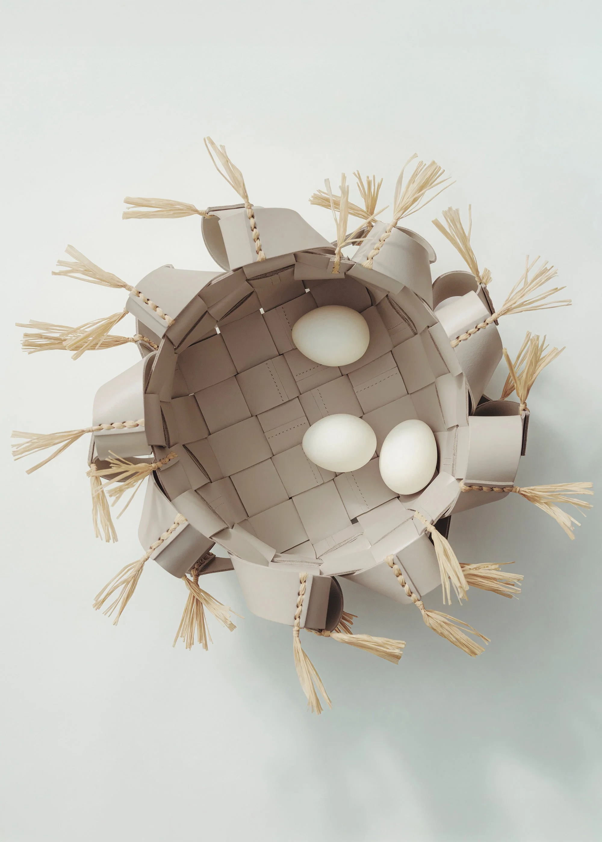 Panier Yni - Craie - Image 3